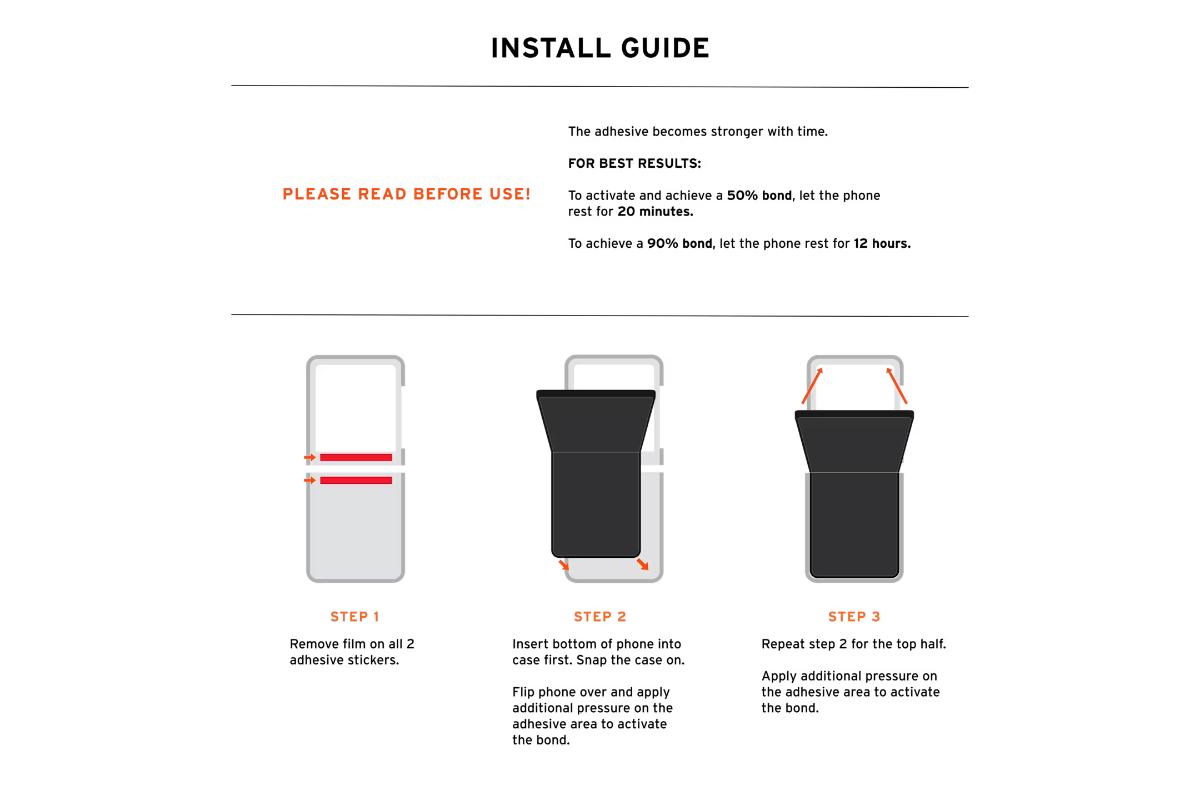 UAG Mouve Samsung Galaxy Z Flip8 Case | Ash-10