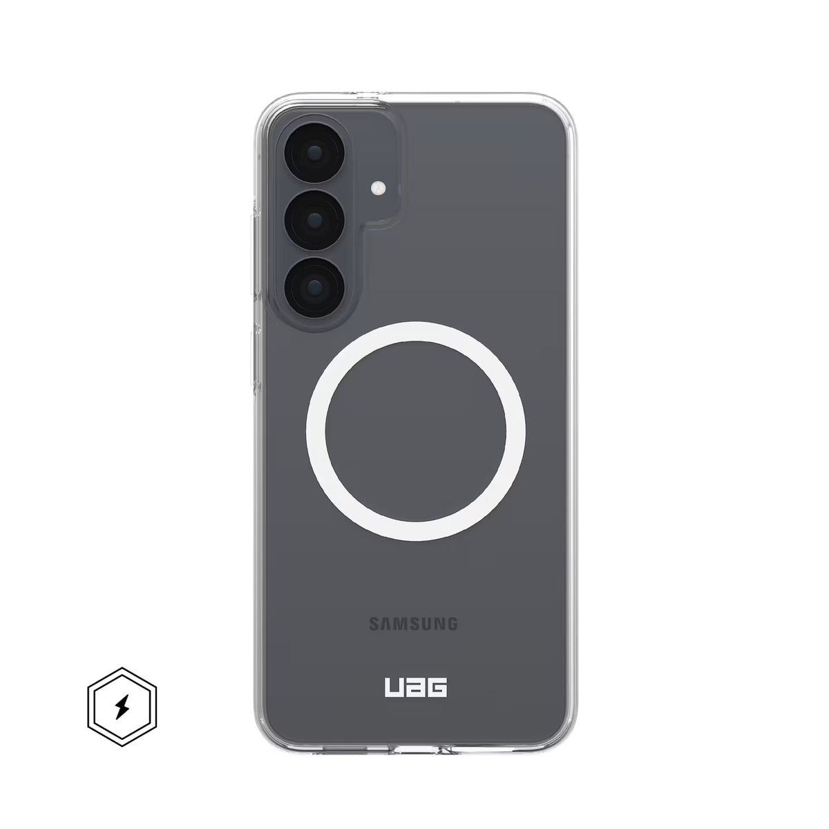 UAG Samsung Galaxy S26 FE Scout Clear Case | Ice/White