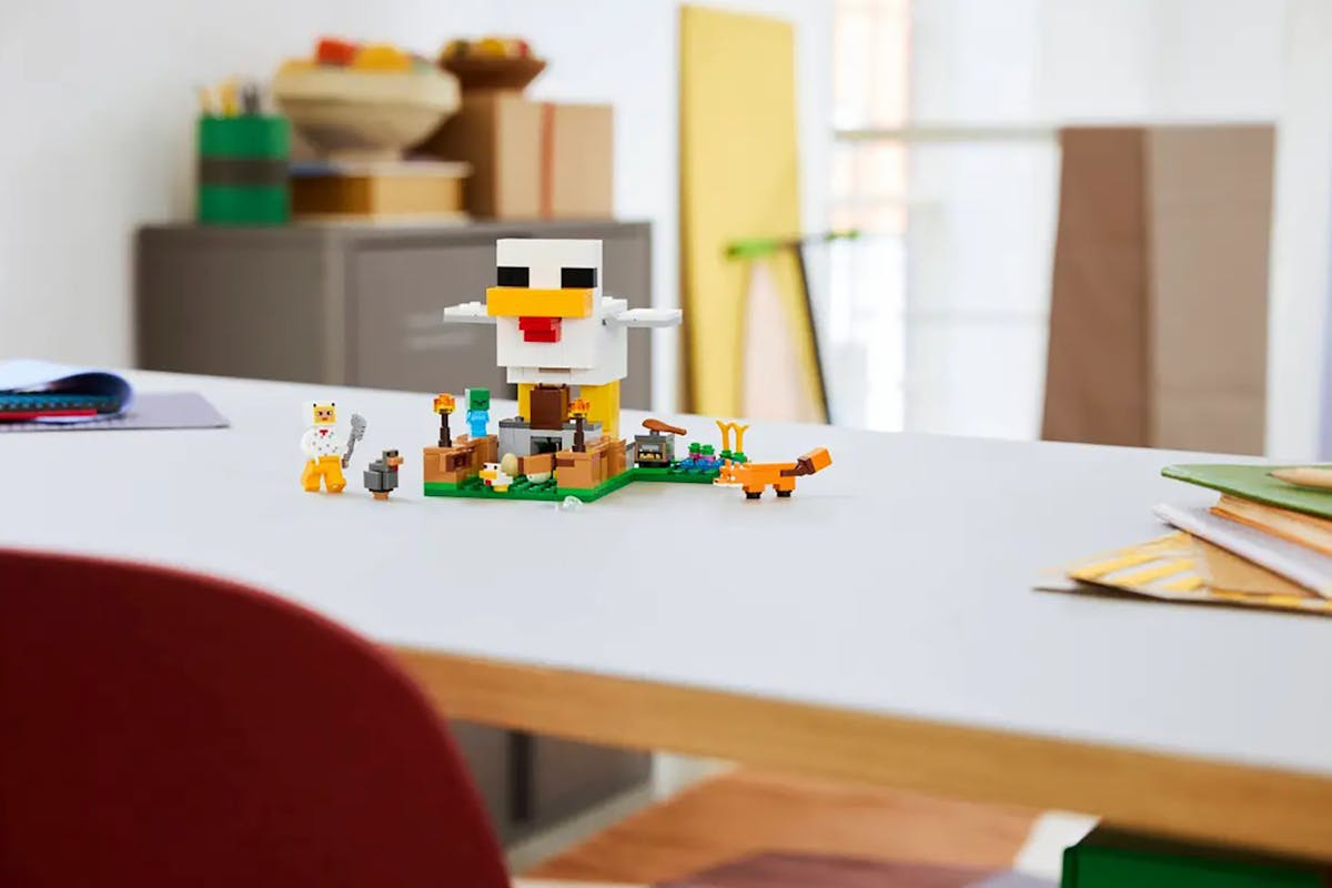 Lego Chicken Farm Building Toys Set-10