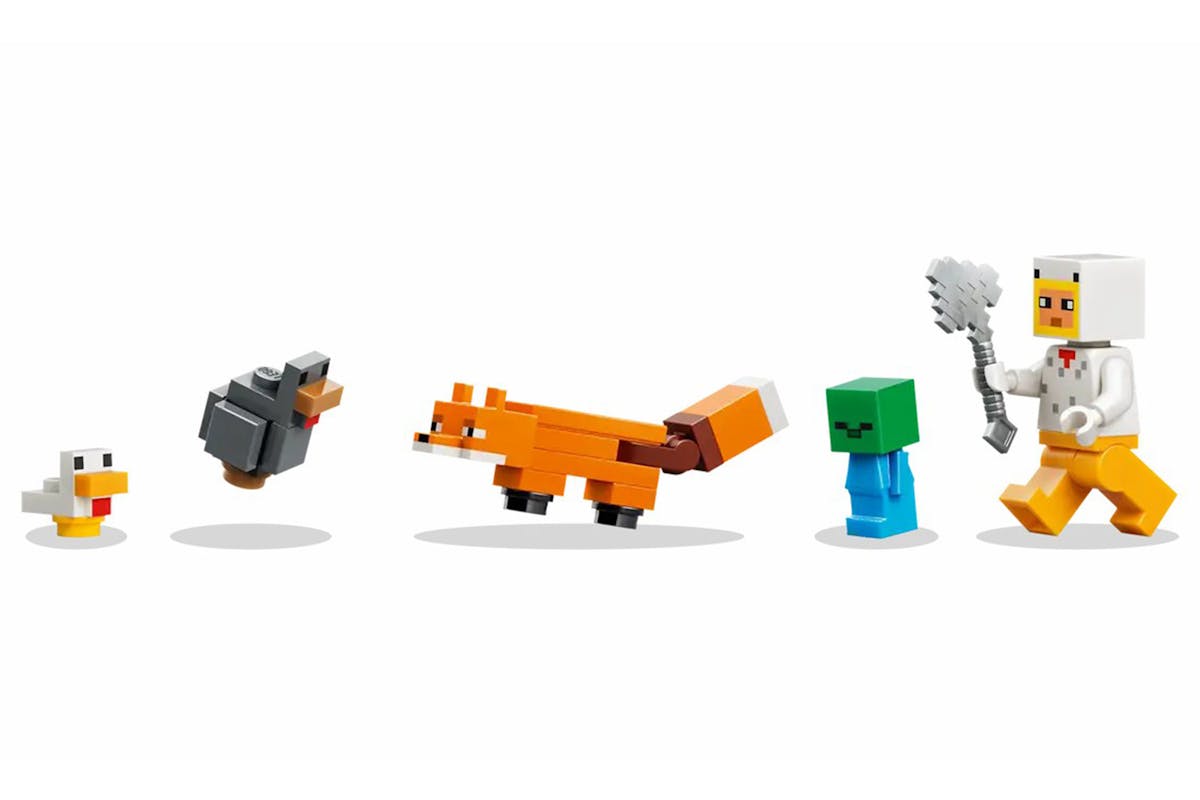 Lego Chicken Farm Building Toys Set-4
