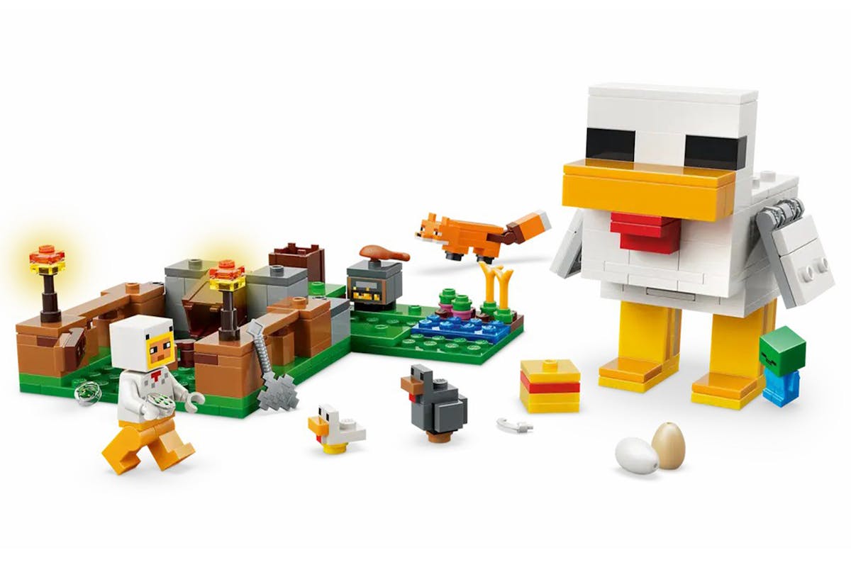 Lego Chicken Farm Building Toys Set-5