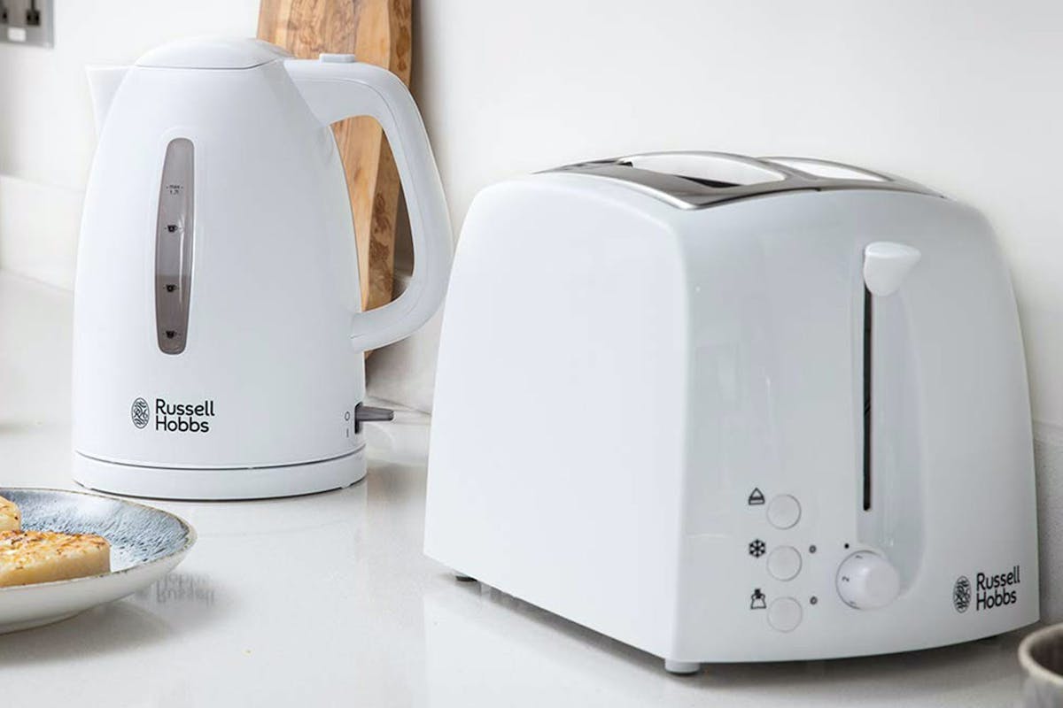 Russell Hobbs Textures 2 Slice Toaster | 21640 | White-2