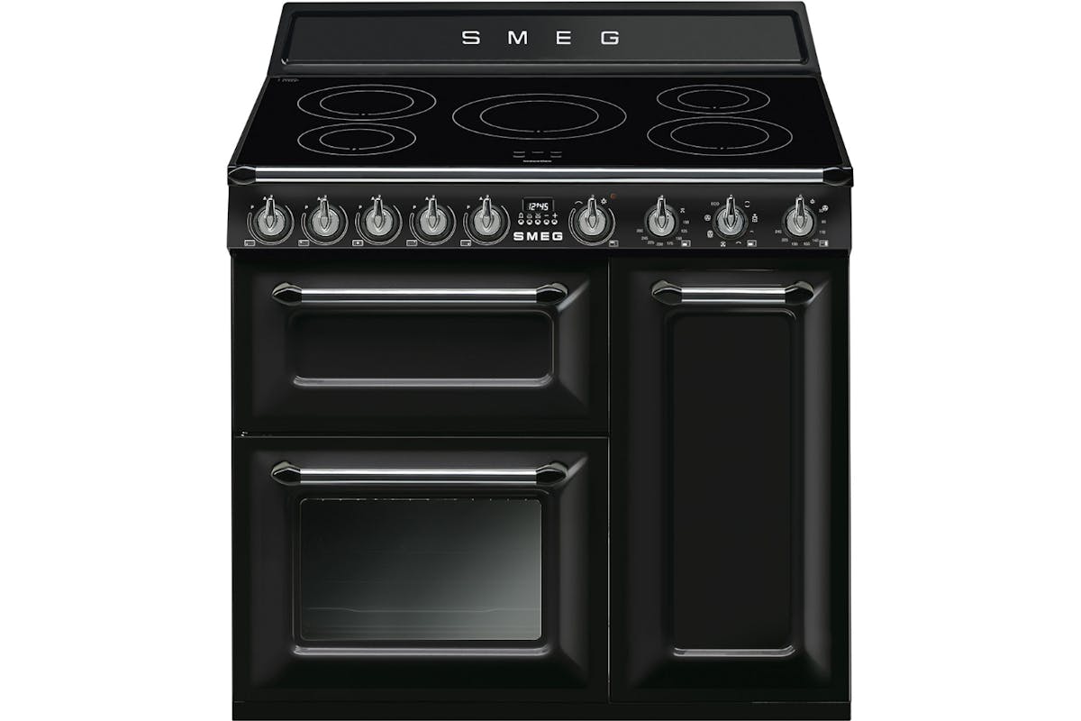 Smeg Victoria 90cm Freestanding Single Cooker | TR93IBL2 | Black