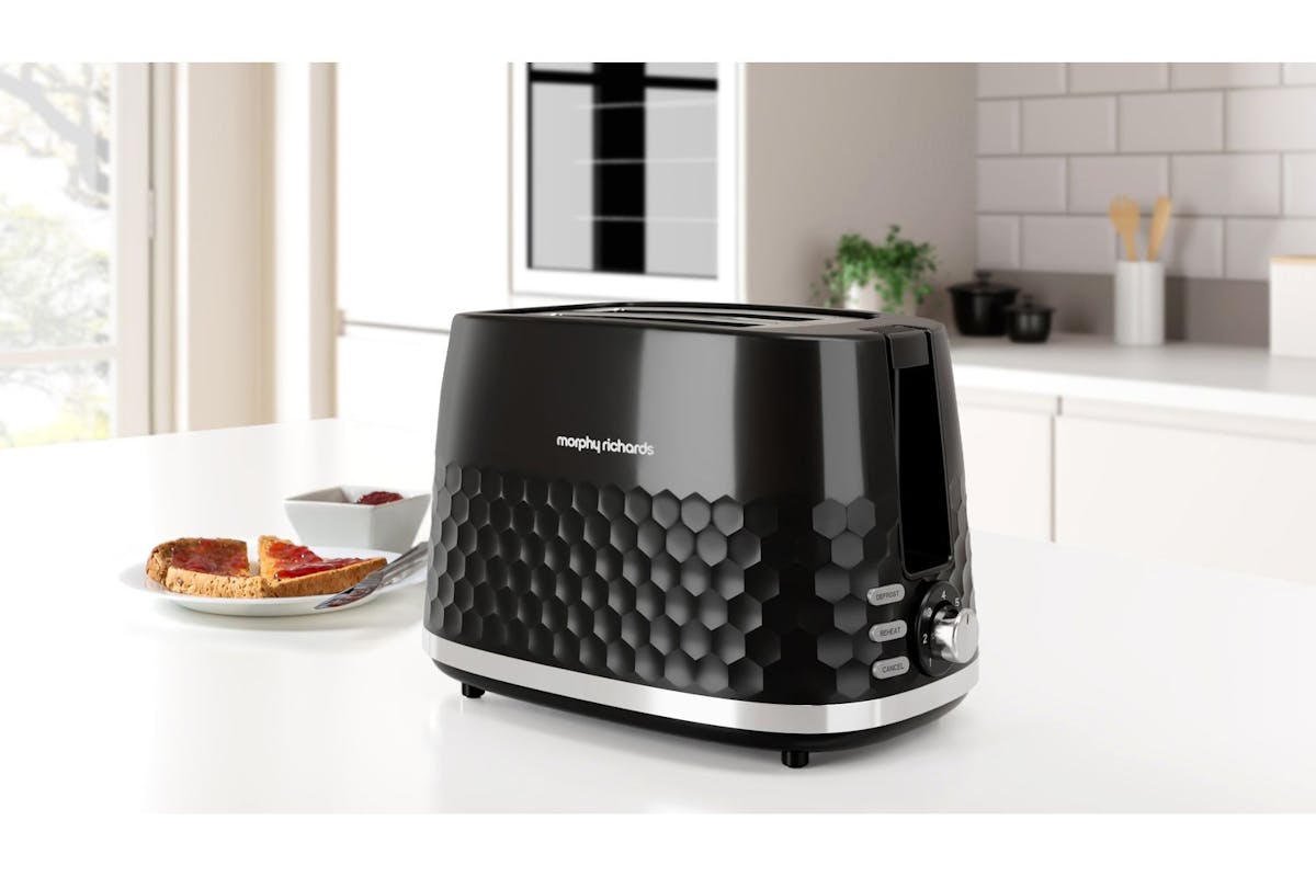 Morphy Richards Hive 2-Slice Toaster| Black | 220031-2