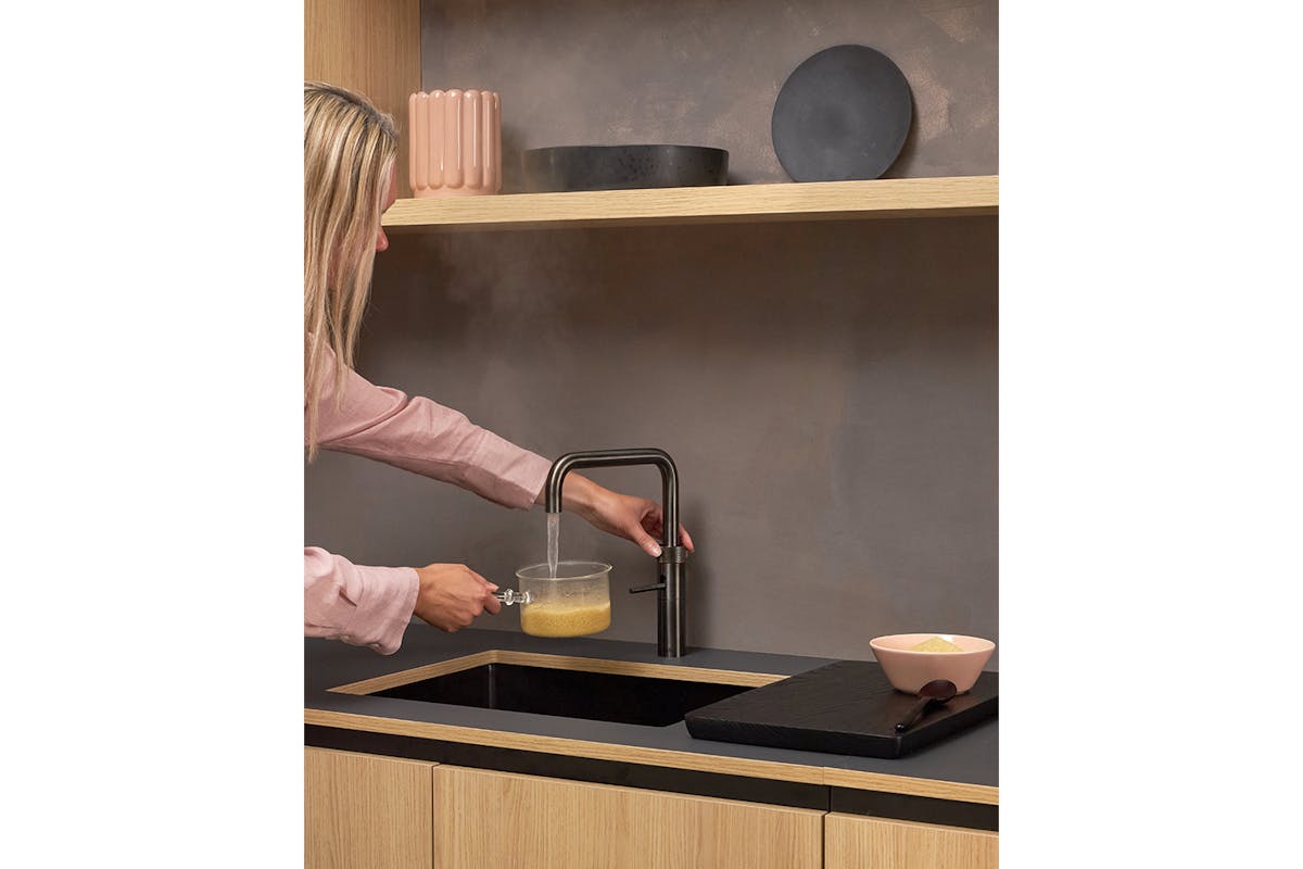 Quooker Fusion Square Tap | Gunmetal | FNSGME-3