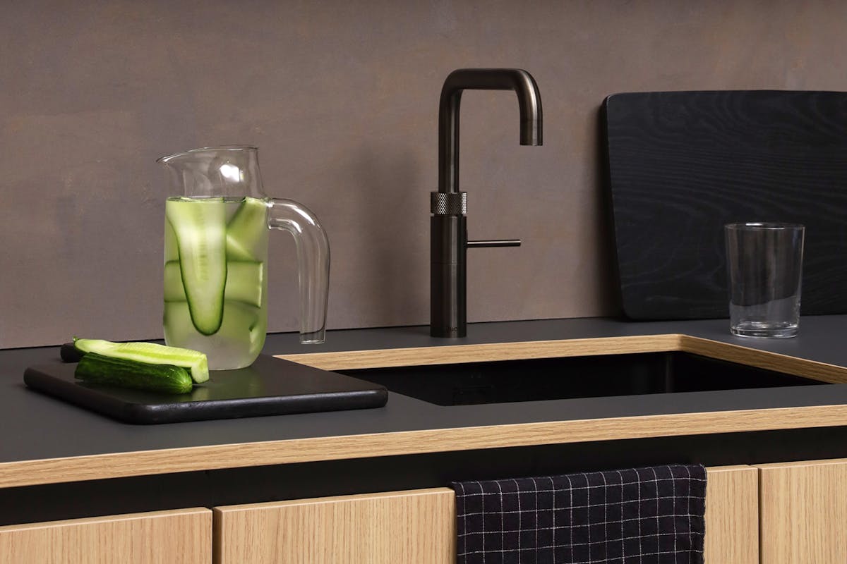 Quooker Fusion Square Tap | Gunmetal | FNSGME-4
