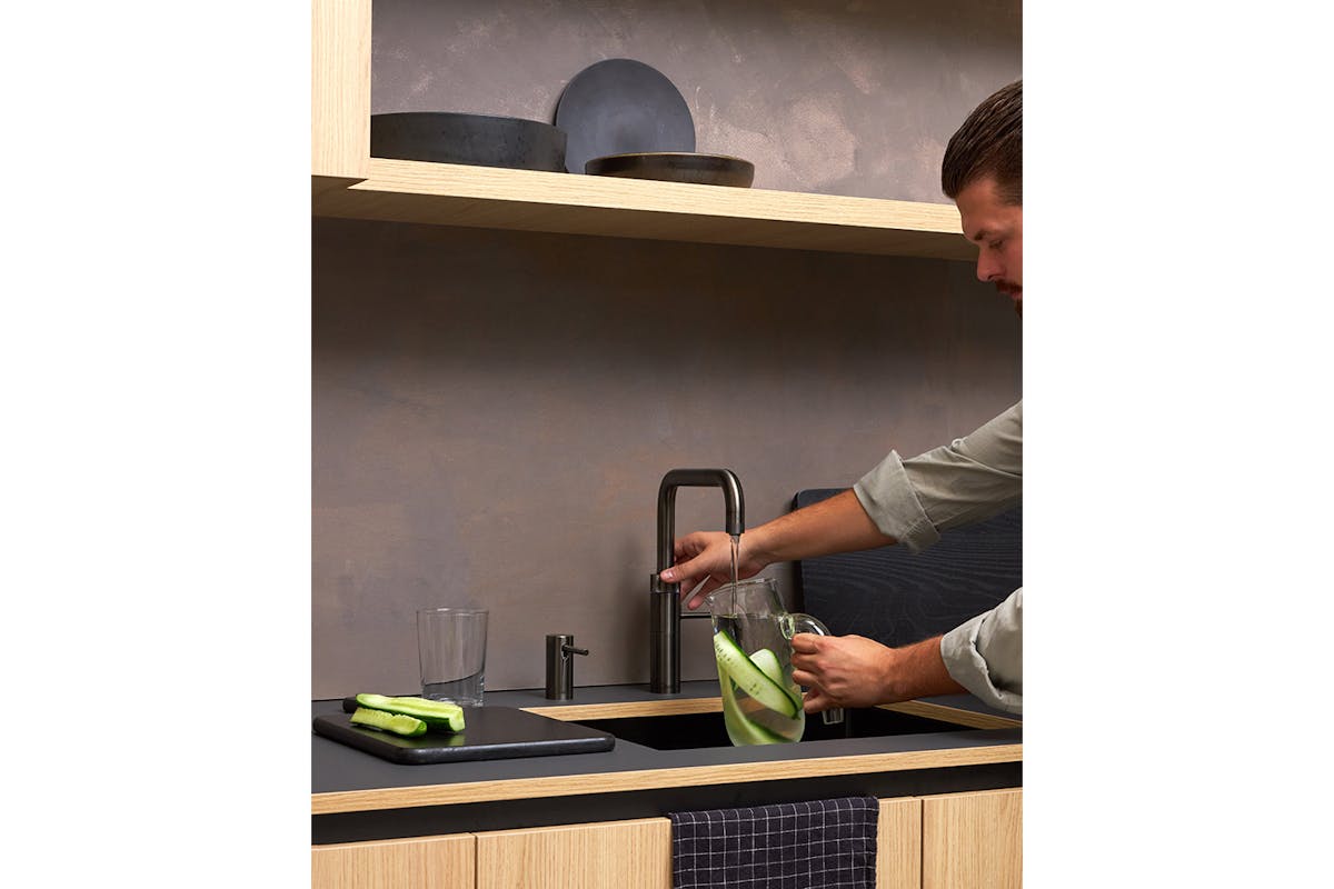 Quooker Fusion Square Tap | Gunmetal | FNSGME-5