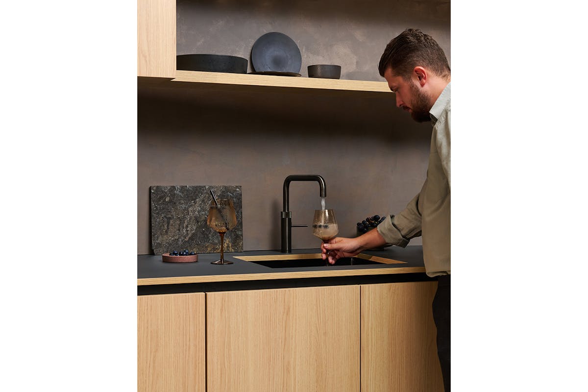 Quooker Fusion Square Tap | Gunmetal | FNSGME-6