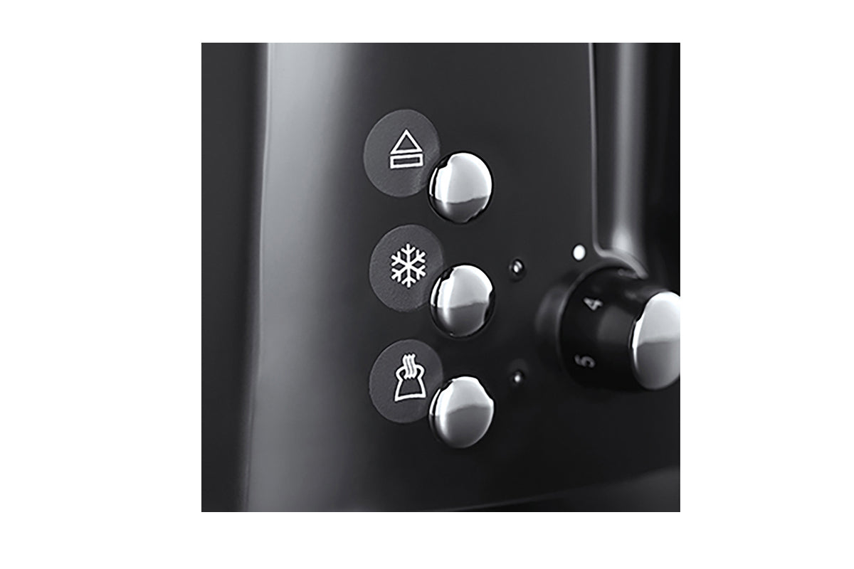 Russell Hobbs Textures Plus 2 Slice Toaster | 22601 | Black-5