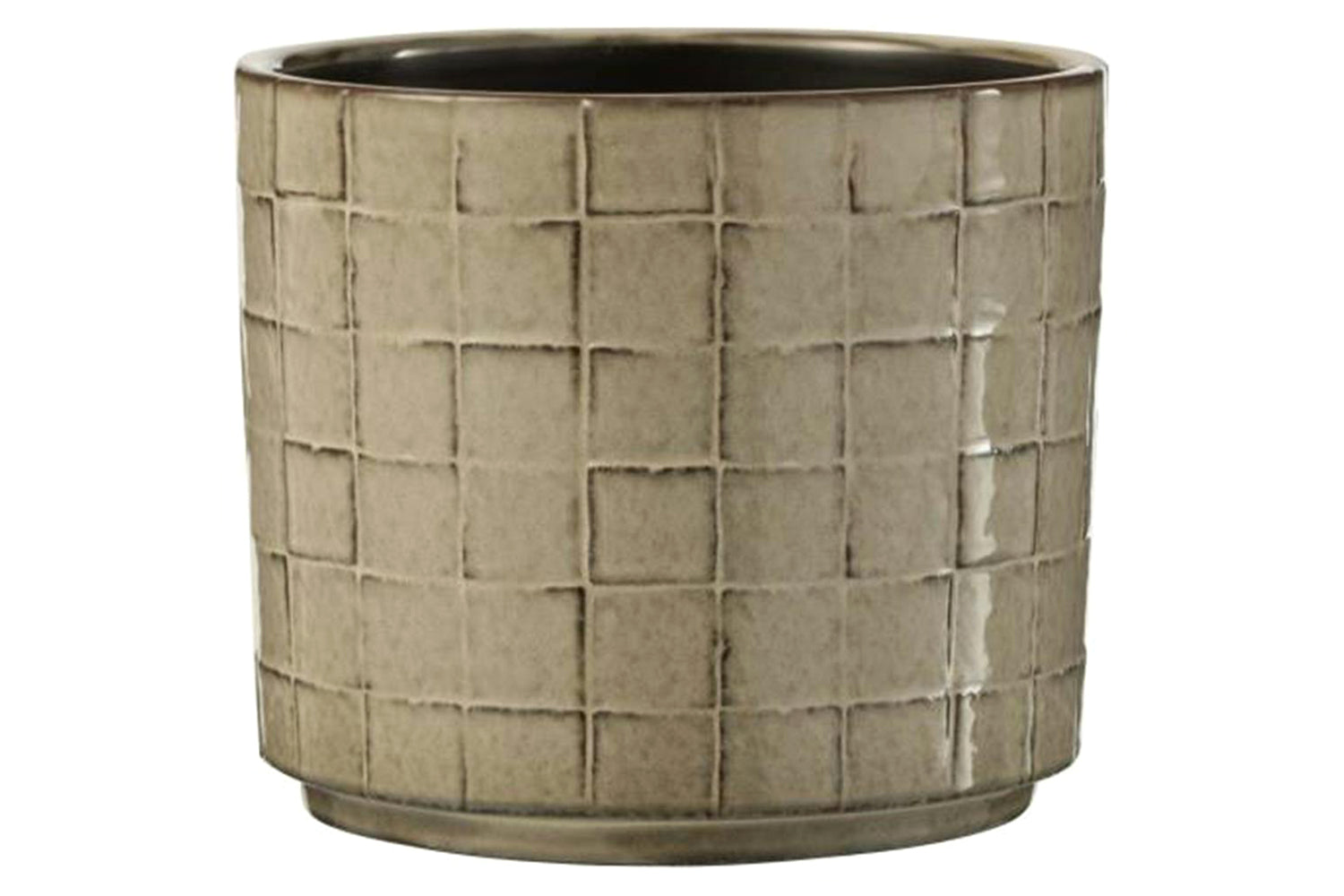 Flowerpot Square | Beige/Grey | Large