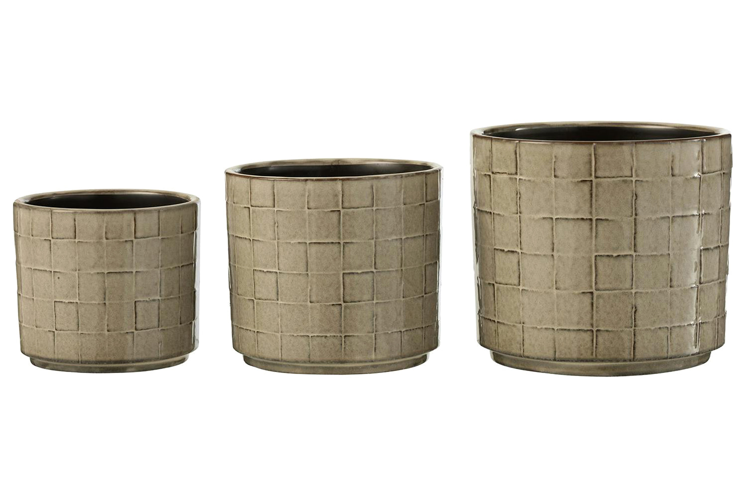 Flowerpot Square | Beige/Grey | Large-3