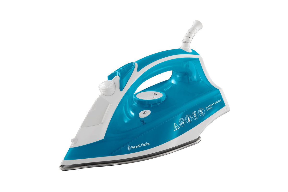 Russell Hobbs 2400W Supreme Steam Traditional Iron | 23061 | White/Blue