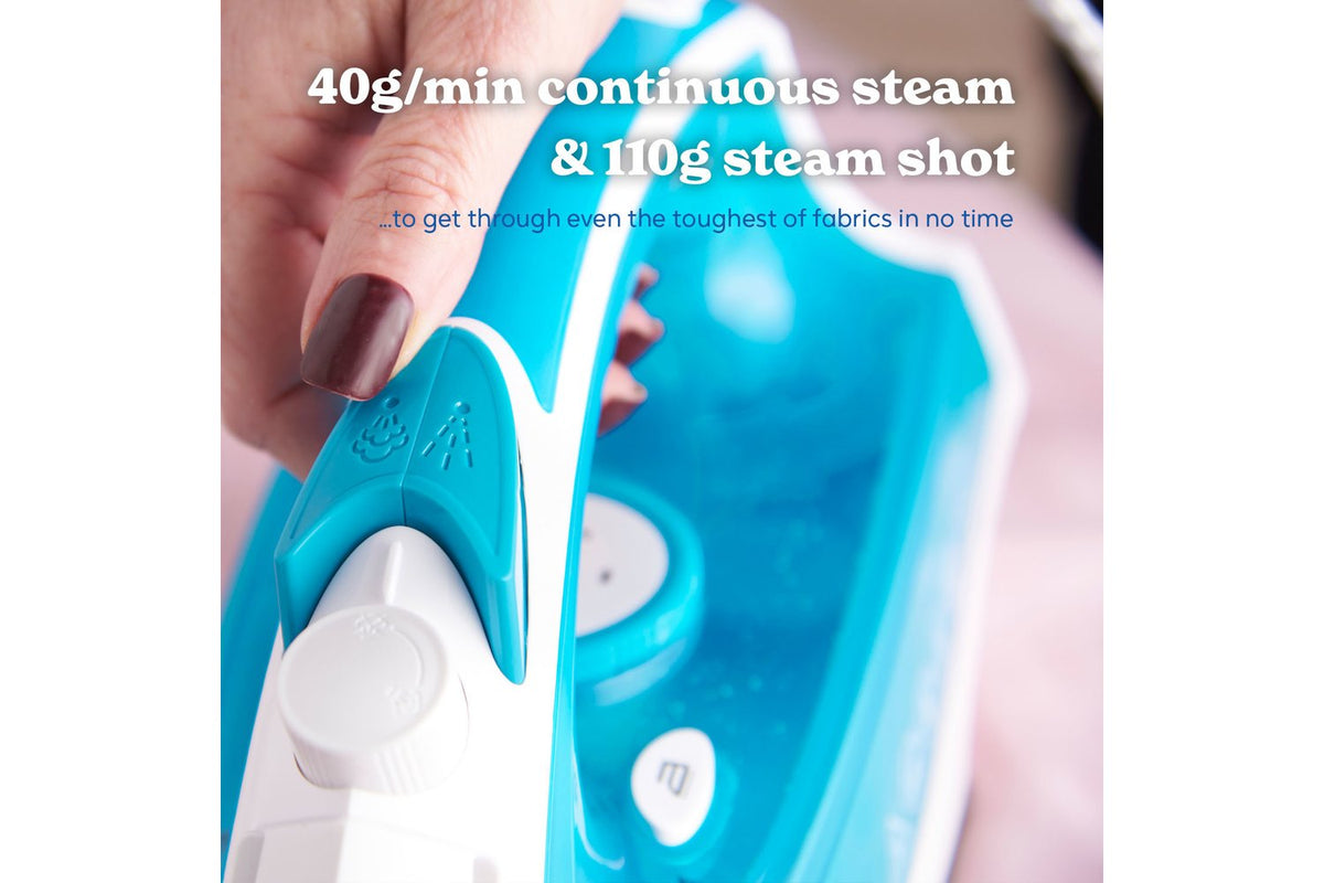 Russell Hobbs 2400W Supreme Steam Traditional Iron | 23061 | White/Blue-4