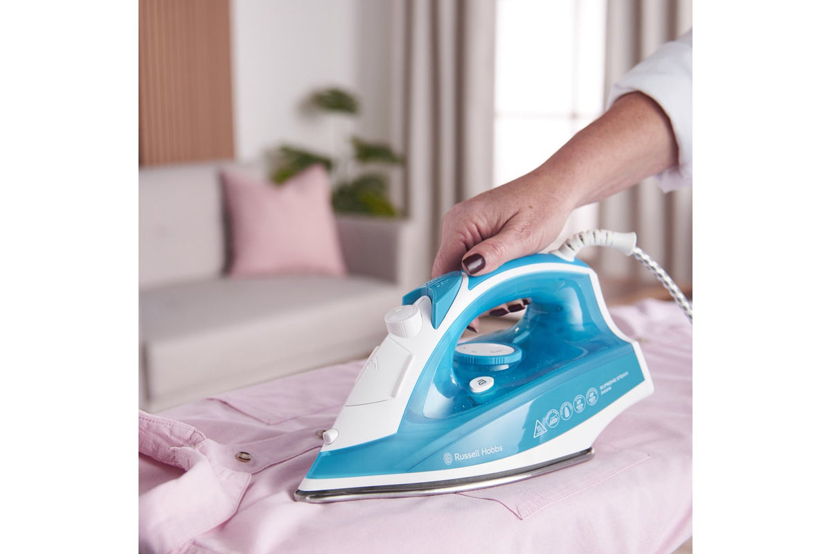 Russell Hobbs 2400W Supreme Steam Traditional Iron | 23061 | White/Blue-5