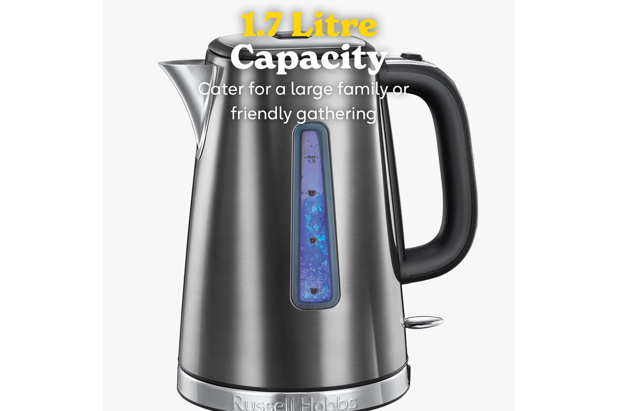 Russell Hobbs 1.7L Luna Quiet Boil Kettle | 23211 | Moonlight Grey-5