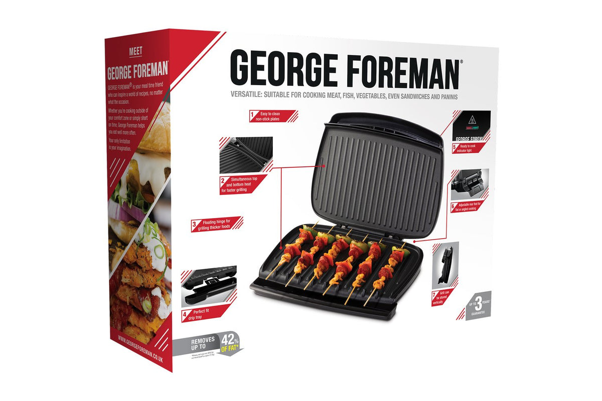 George Foreman 10 Portion Large Health Grill | 23440 | Black-10