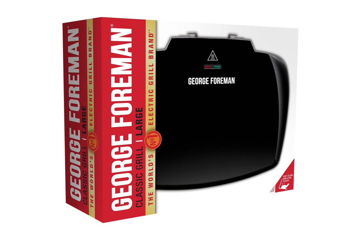 George Foreman 10 Portion Large Health Grill | 23440 | Black-9