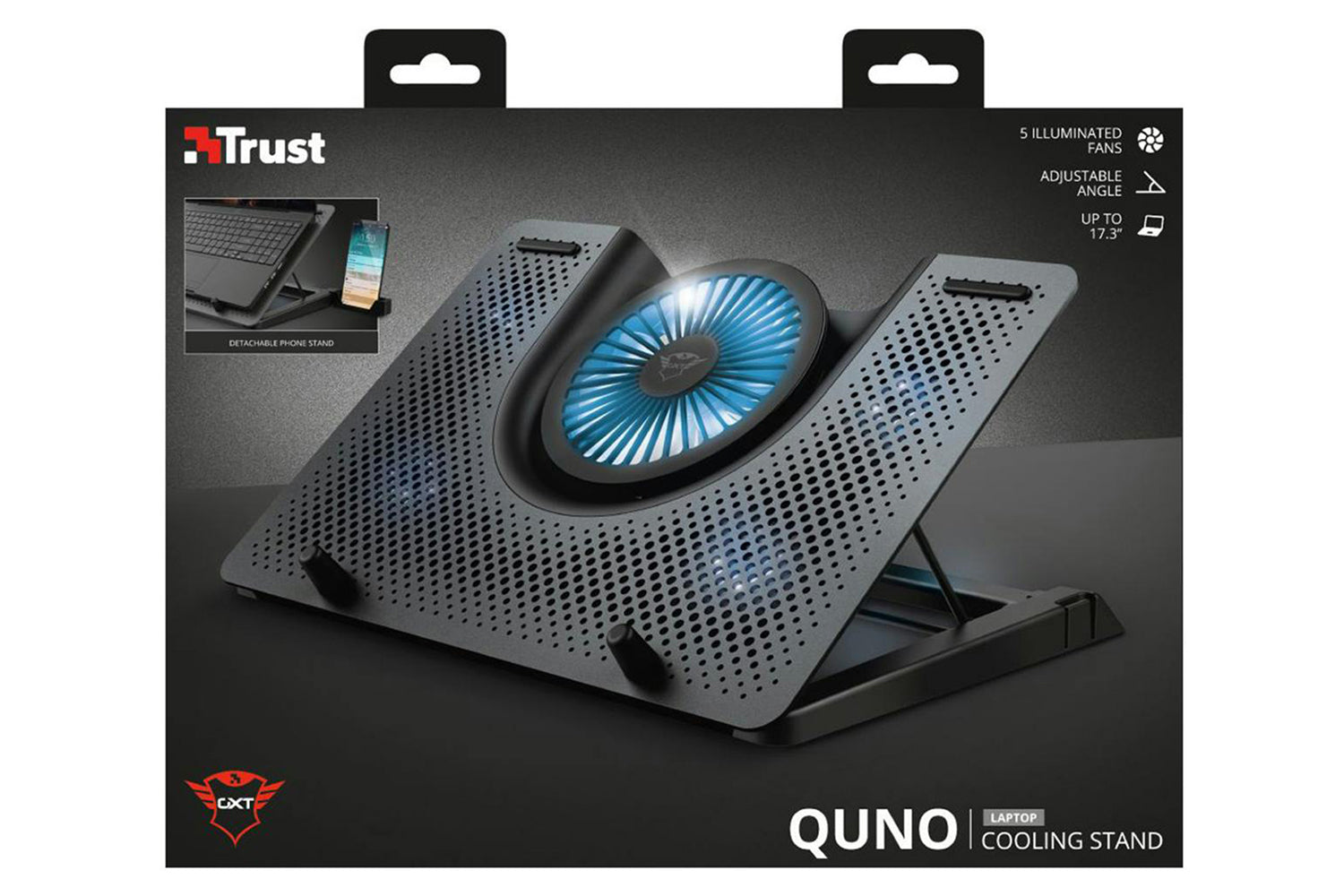 Trust GXT 1125 Quno Laptop Cooling Stand | 23581-14