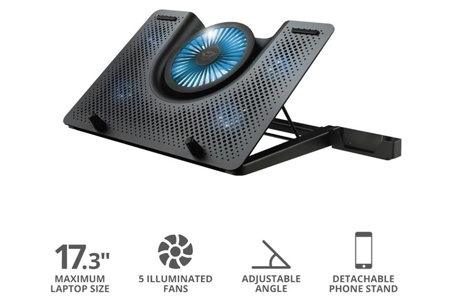 Trust GXT 1125 Quno Laptop Cooling Stand | 23581-7