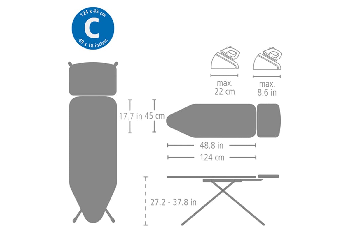 Brabantia Ironing Board C for Steam Generator | 236143-5