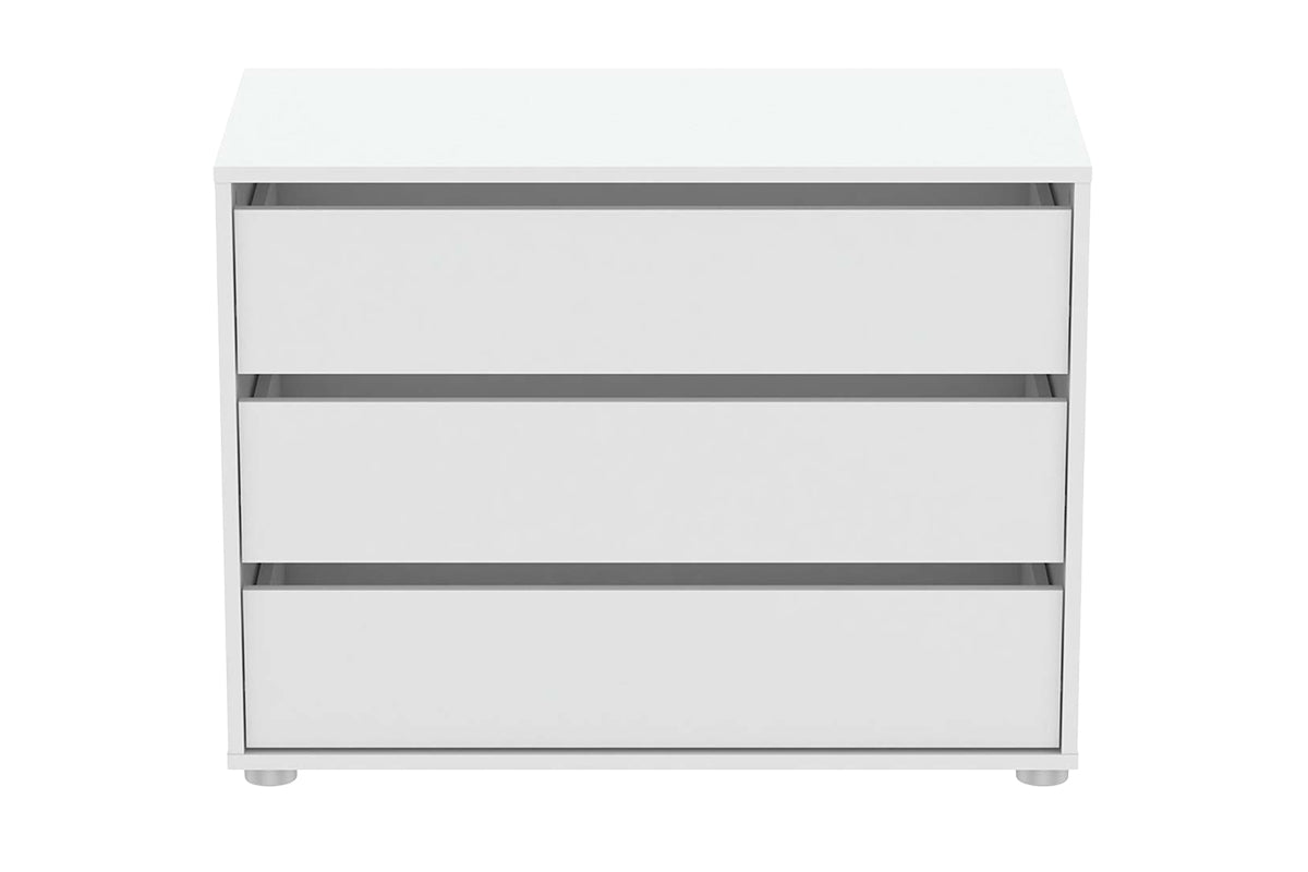 Blokty Chest of Drawer 80 cm | 3 Drawer | White