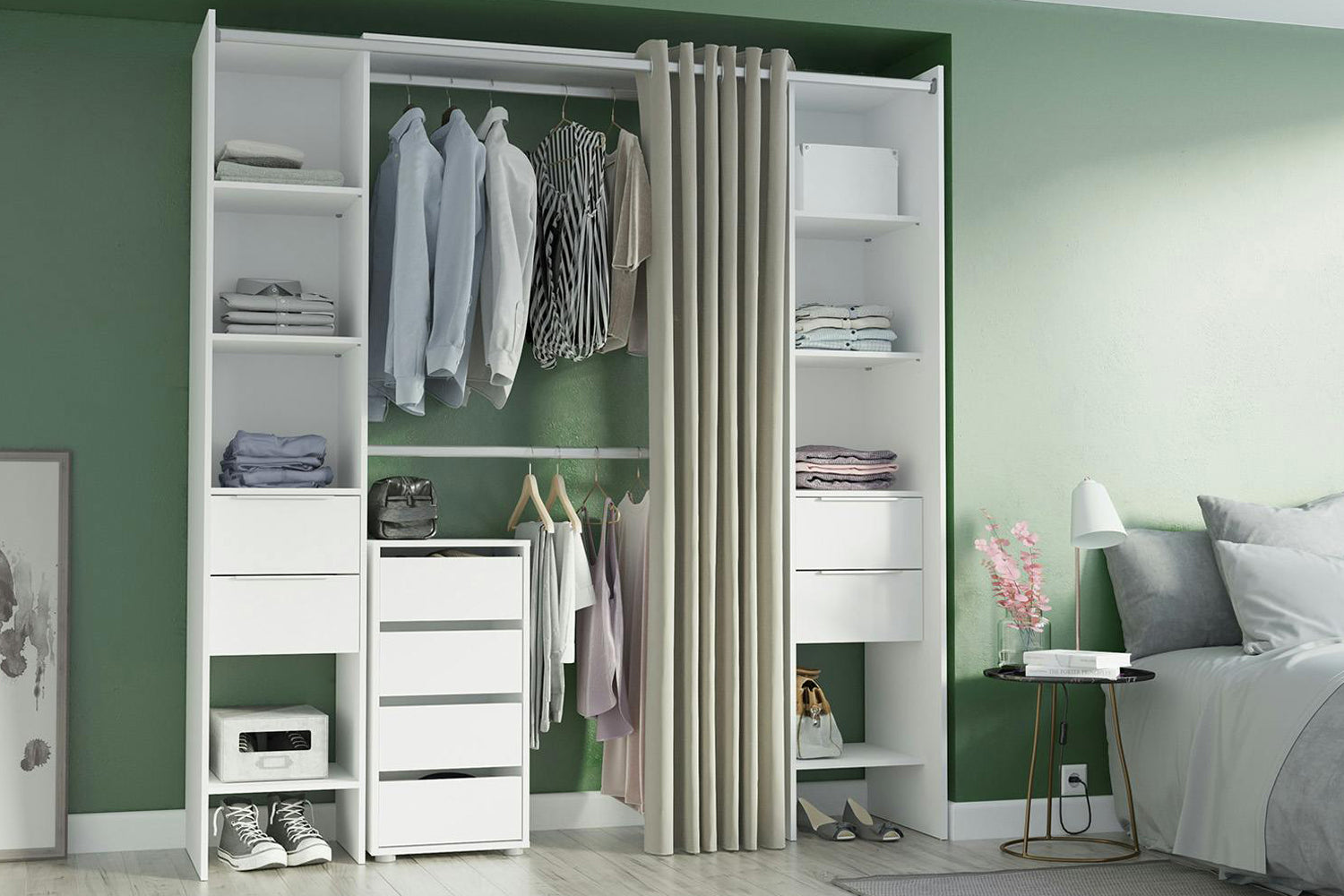 Blokty Chest of Drawer | 4 Drawer | White-2