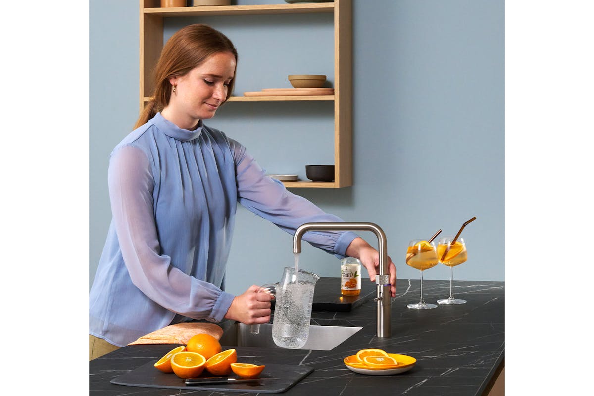 Quooker Fusion Square Tap | Stainless Steel | FNSSST-2