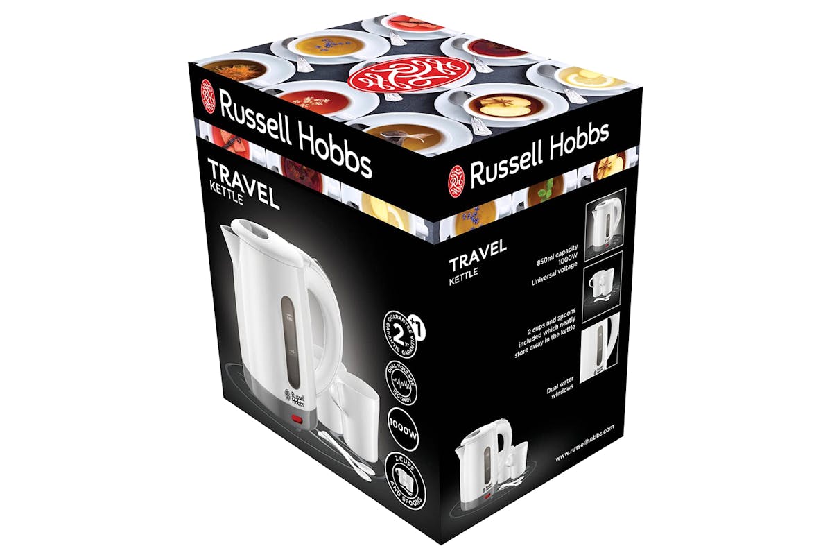 Russell Hobbs 0.85L Compact Travel Kettle | 23840 | White-8