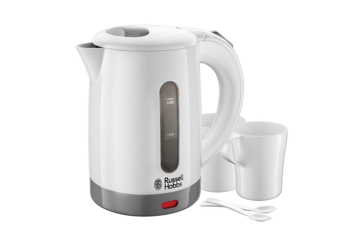 Russell Hobbs 0.85L Compact Travel Kettle | 23840 | White