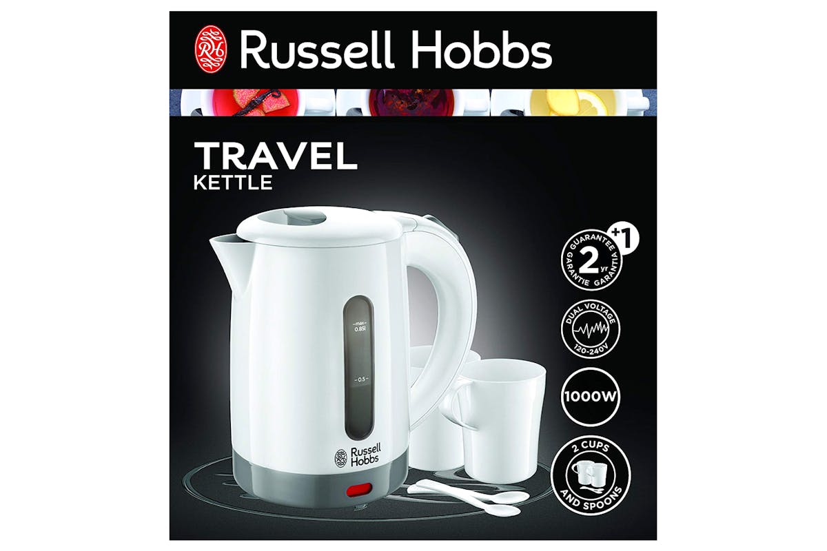 Russell Hobbs 0.85L Compact Travel Kettle | 23840 | White-7