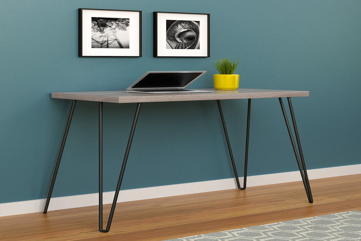 Dorel Owen Retro Desk | Grey Oak-2