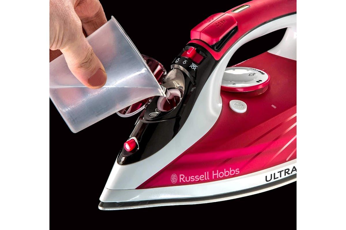 Russell Hobbs 2600W Ultra Steam Pro Iron | 23990 | Red-2