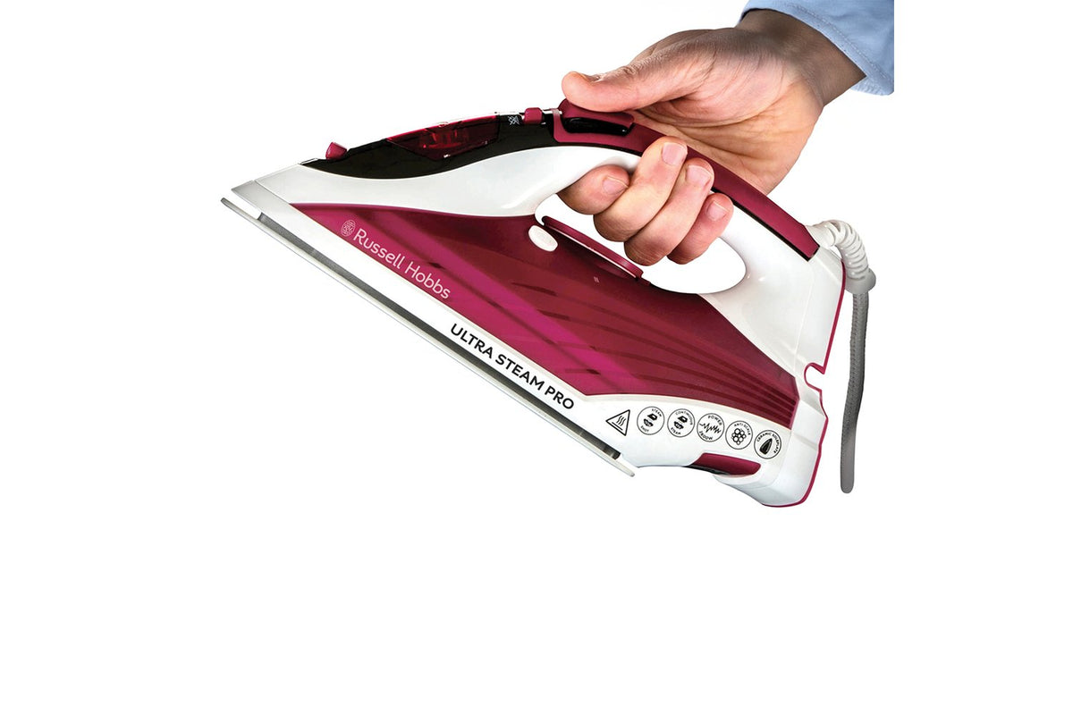 Russell Hobbs 2600W Ultra Steam Pro Iron | 23990 | Red-3