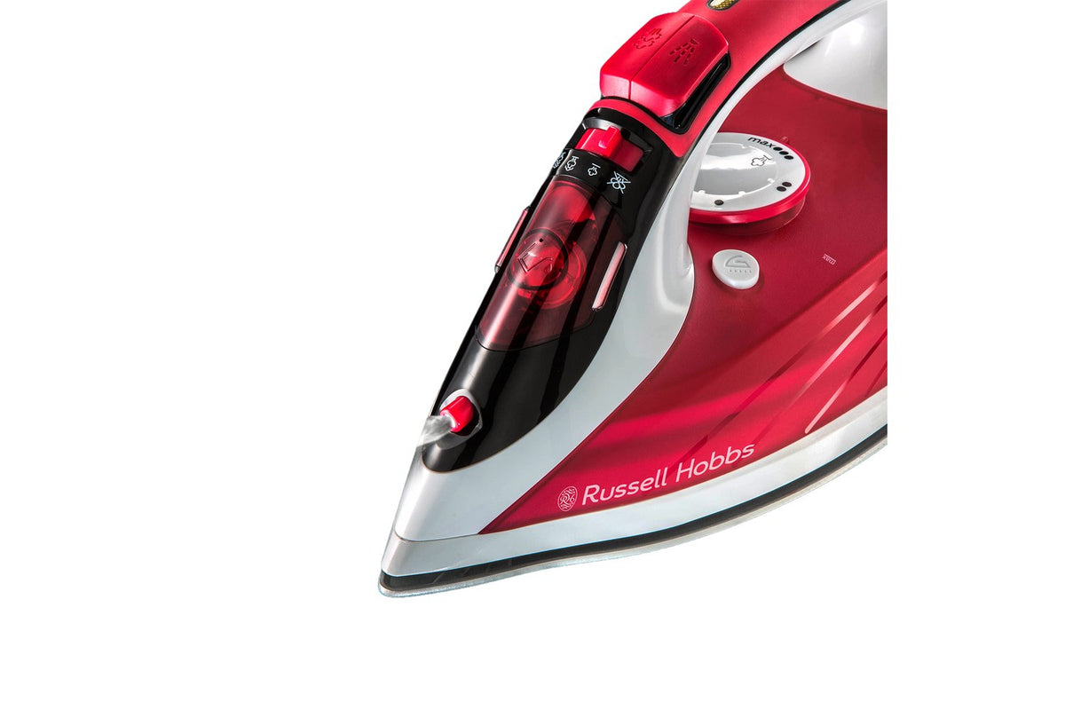 Russell Hobbs 2600W Ultra Steam Pro Iron | 23990 | Red-5