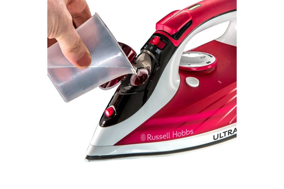 Russell Hobbs 2600W Ultra Steam Pro Iron | 23990 | Red-6