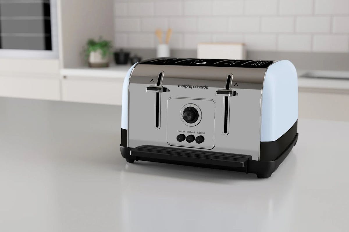 Morphy Richards Venture 4 Slice Toaster| 240136 | Duck Egg Blue-2