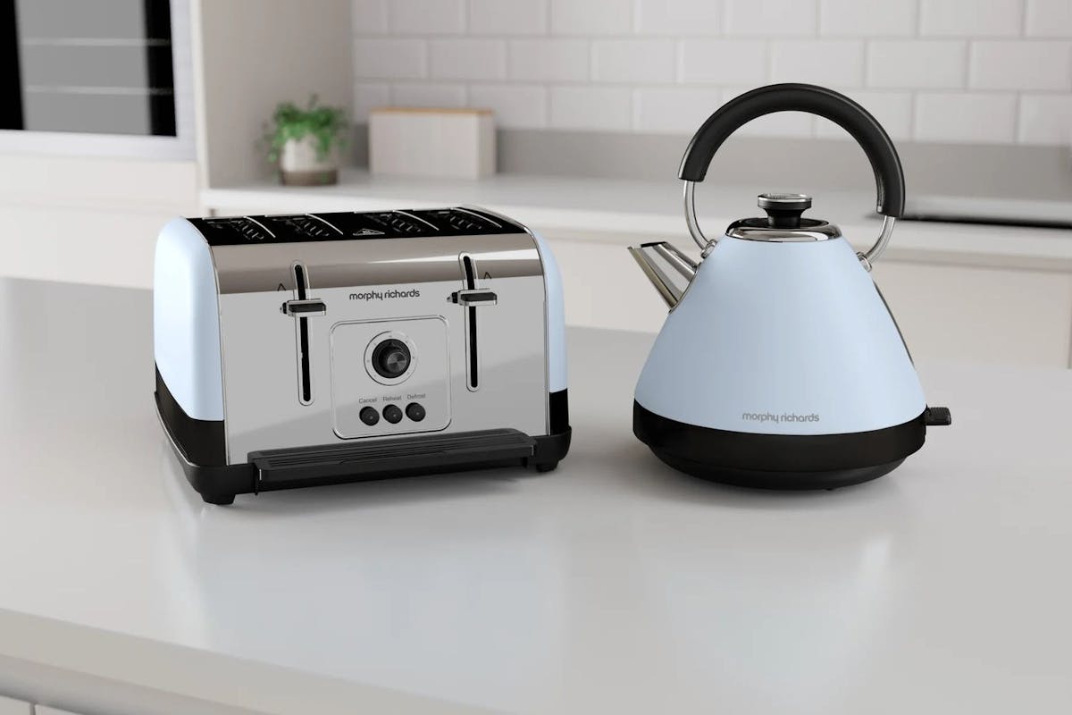 Morphy Richards Venture 4 Slice Toaster| 240136 | Duck Egg Blue-3