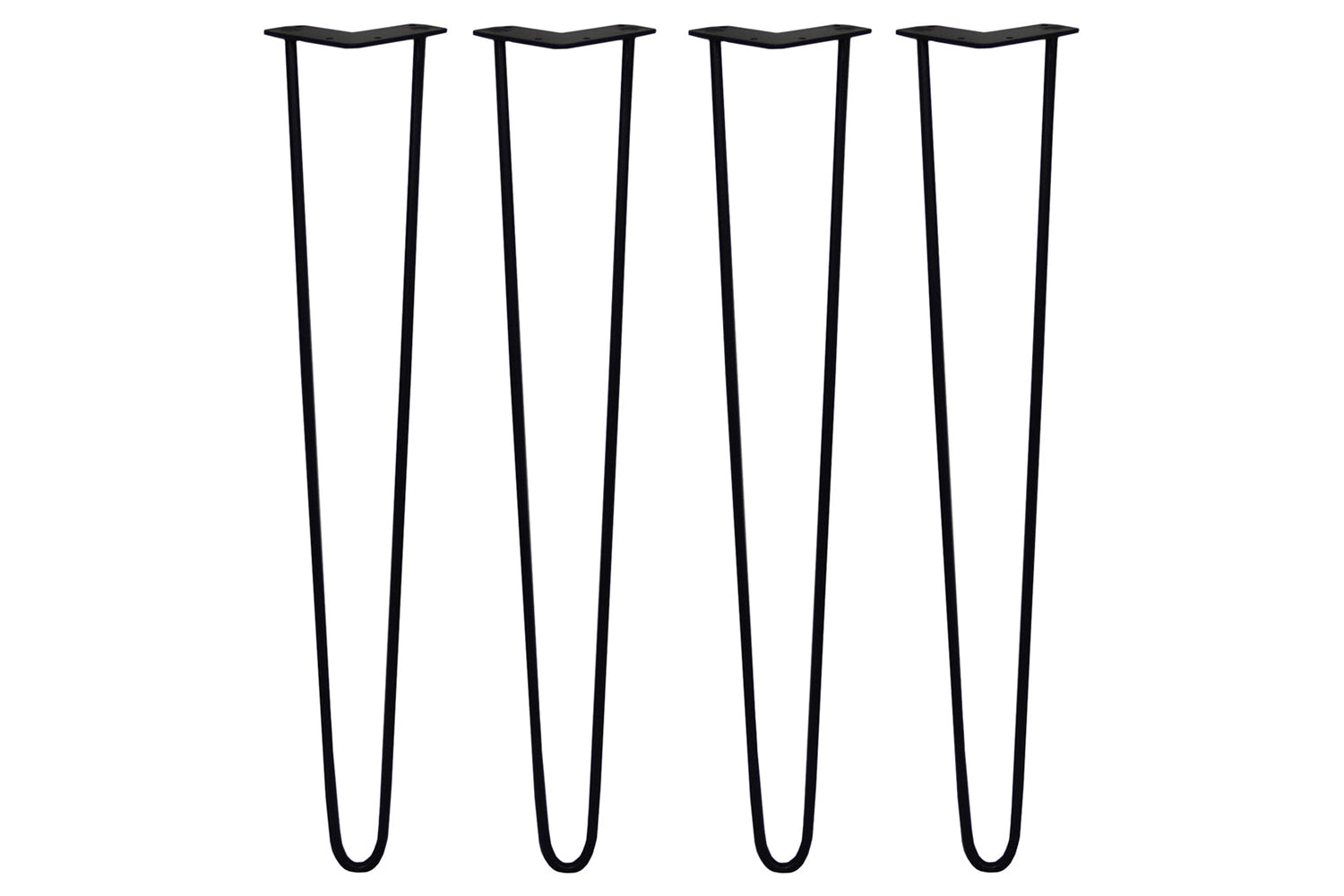 Monstershop Hairpin Legs 2 Prong  | 10mm | Black
