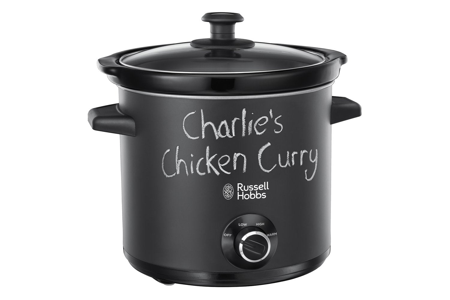 Russell Hobbs 3.5L Chalk Board Slow Cooker | 24180 | Black