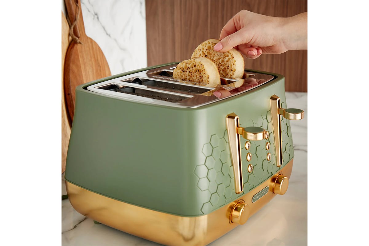 Morphy Richards Cassini 4 Slice Toaster | 243022 | Olivine-2