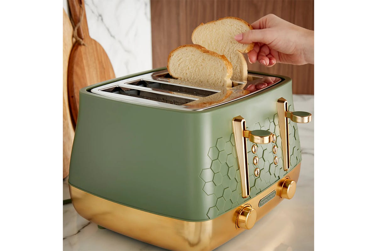 Morphy Richards Cassini 4 Slice Toaster | 243022 | Olivine-5