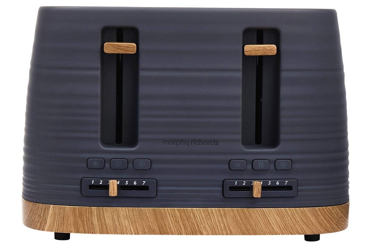 Morphy Richards Clay 4 Slice Toaster | 243101 | Grey