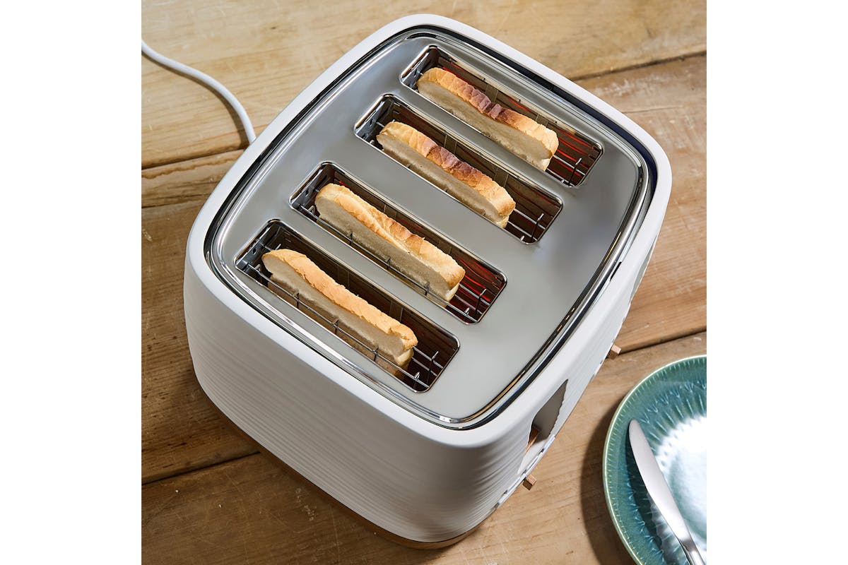 Morphy Richards Clay 4 Slice Toaster | 243102 | White-6
