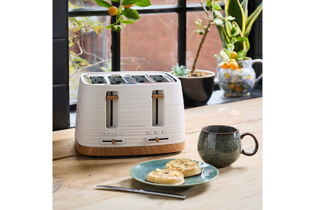 Morphy Richards Clay 4 Slice Toaster | 243102 | White-3