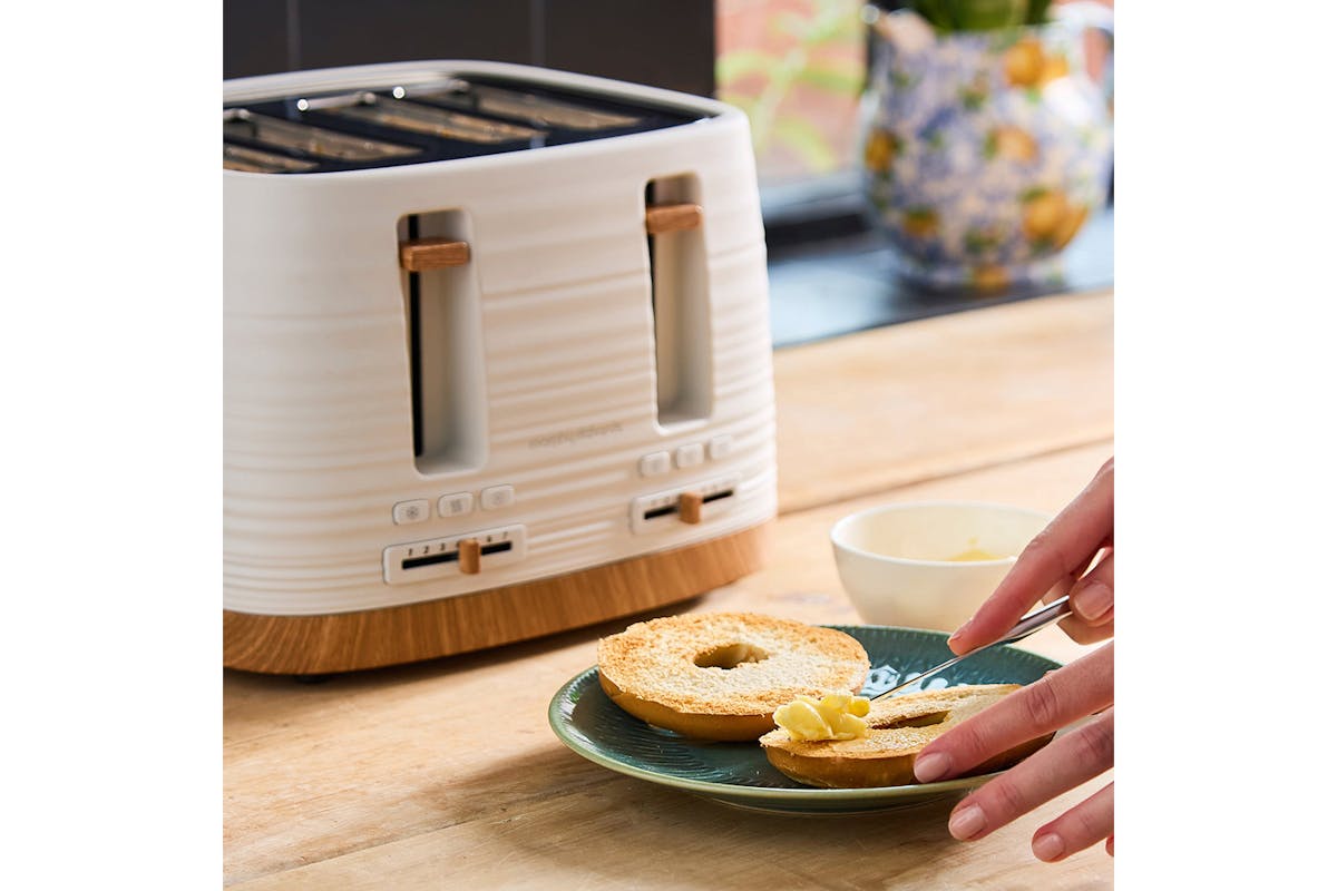 Morphy Richards Clay 4 Slice Toaster | 243102 | White-4