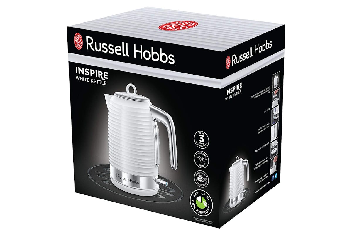 Russell Hobbs 1.7L Inspire Electric Kettle | 24360 | White-11