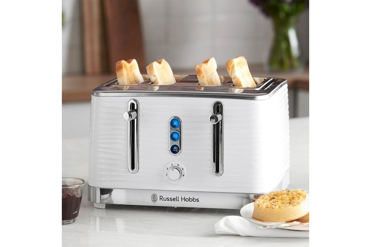 Russell Hobbs Inspire 4 Slice Toaster | 24380 | White-2