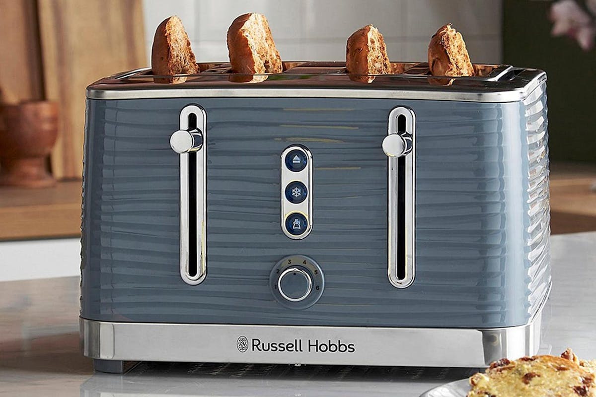 Russell Hobbs Inspire 4 Slice Toaster | 24383 | Grey-2