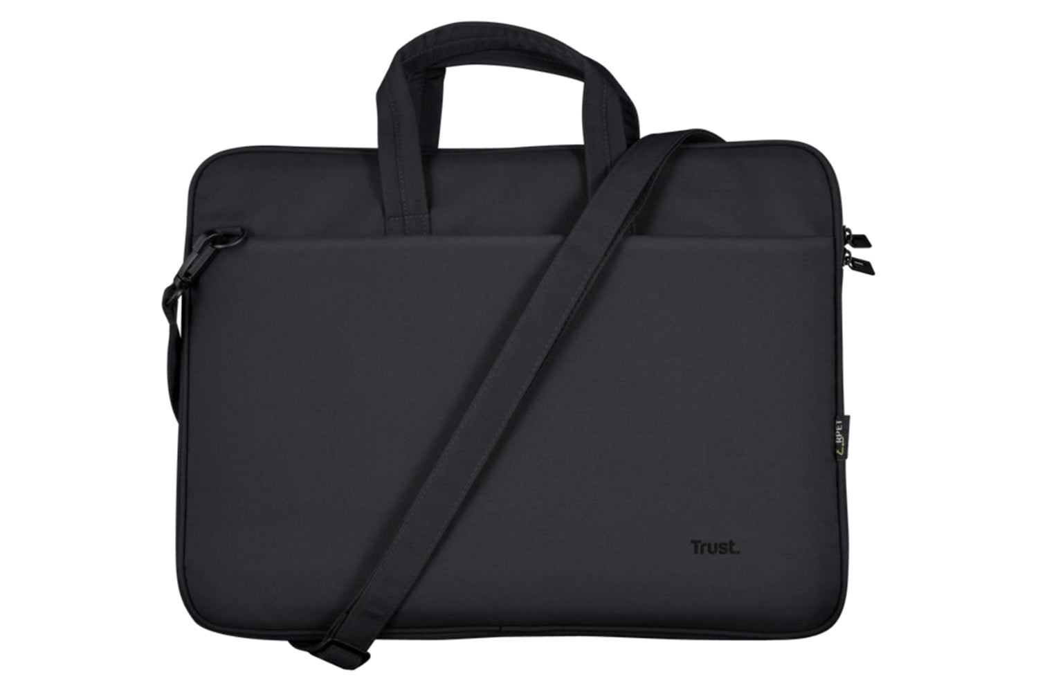 Trust Bologna 16" Eco-friendly Slim Laptop Bag | Black-2