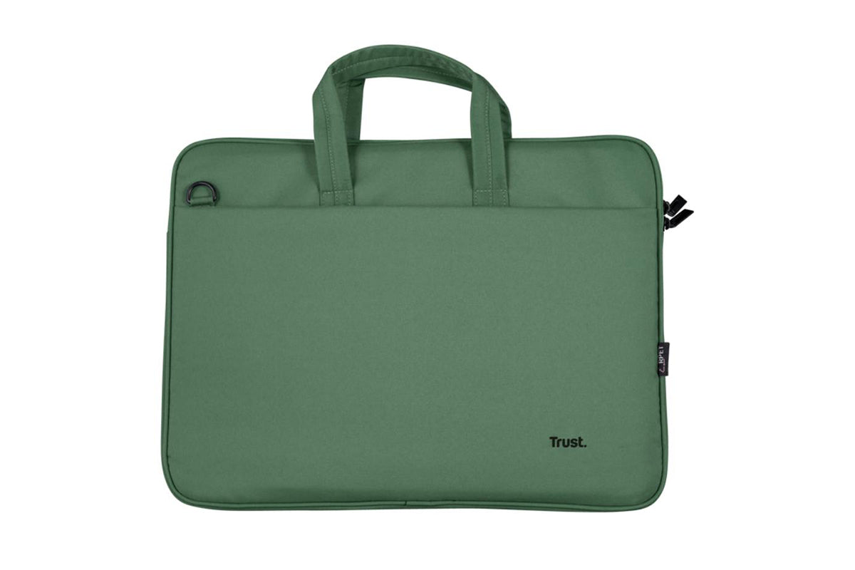 Trust Bologna 16" Eco-friendly Slim Laptop Bag | Green-2